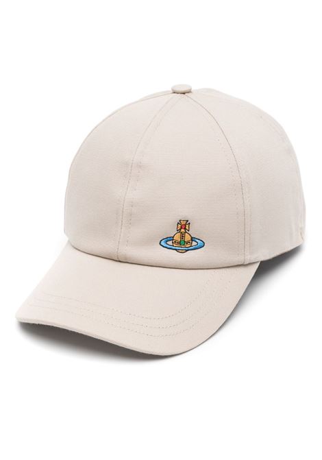 orb baseball cap unisex sand VIVIENNE WESTWOOD | 81020019-W00DD-C403
